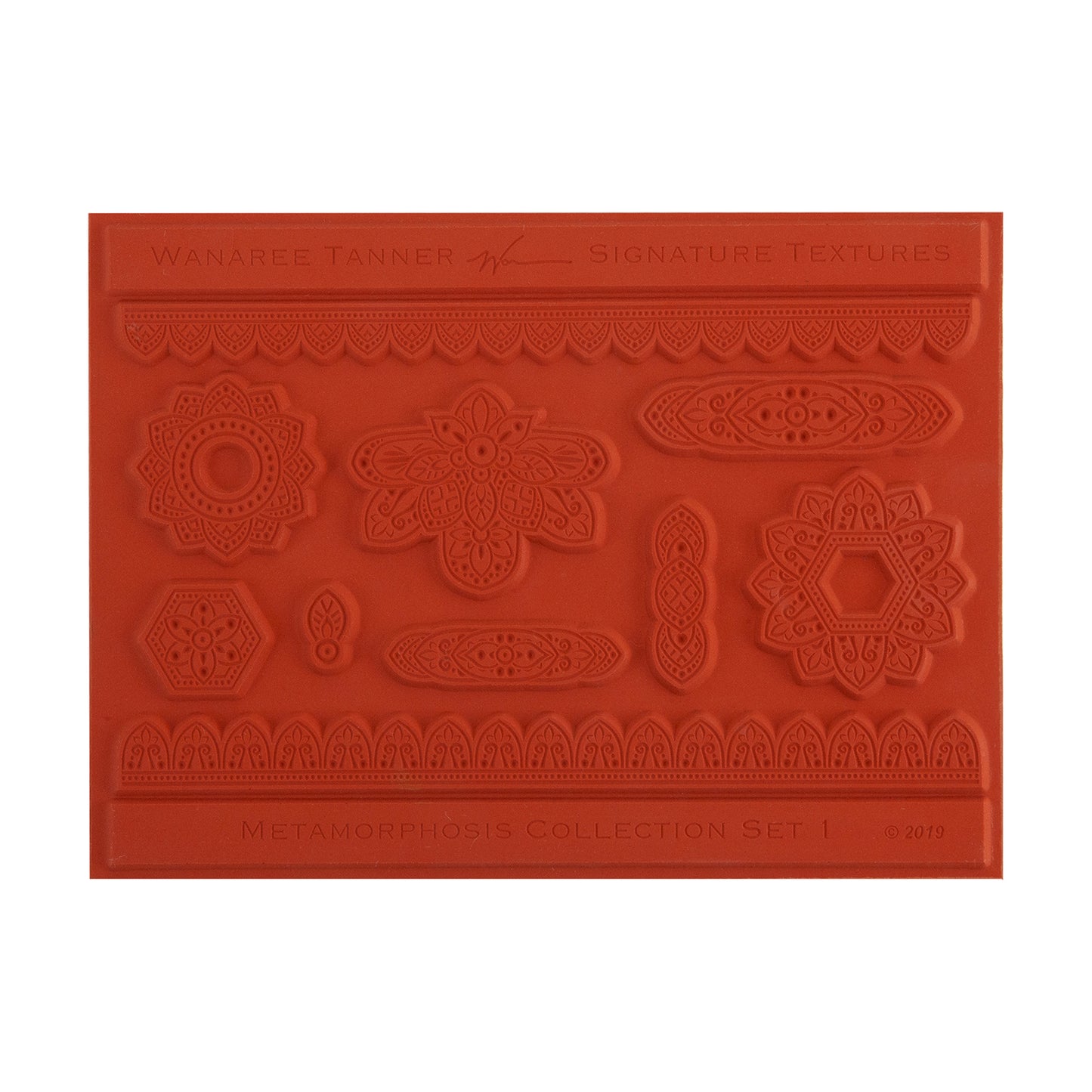 orange Wanaree Tanner Signature Texture Plate - Metamorphosis Set 1
