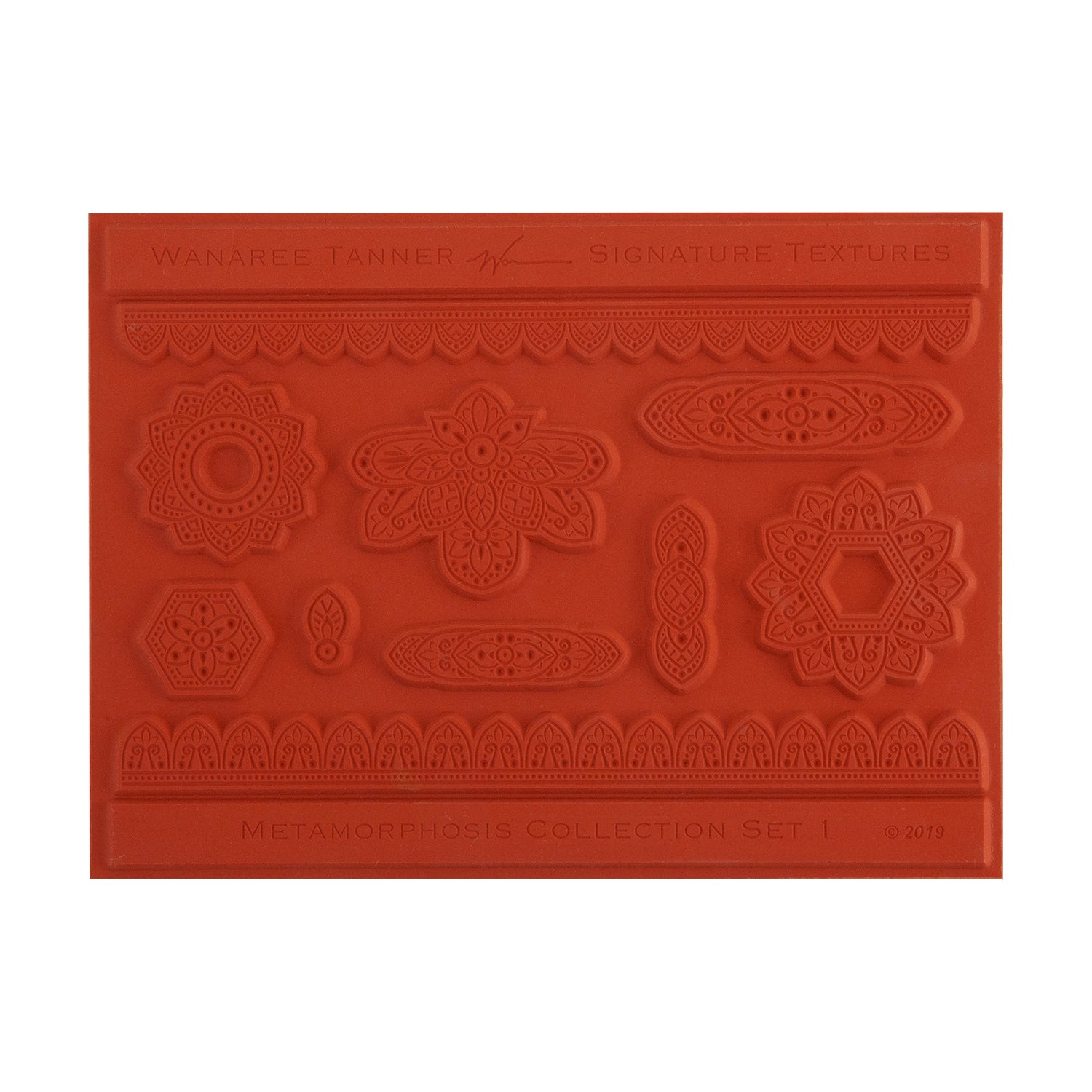 orange Wanaree Tanner Signature Texture Plate - Metamorphosis Set 1