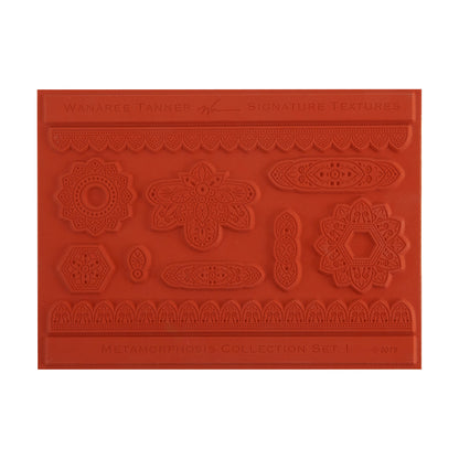 orange Wanaree Tanner Signature Texture Plate - Metamorphosis Set 1