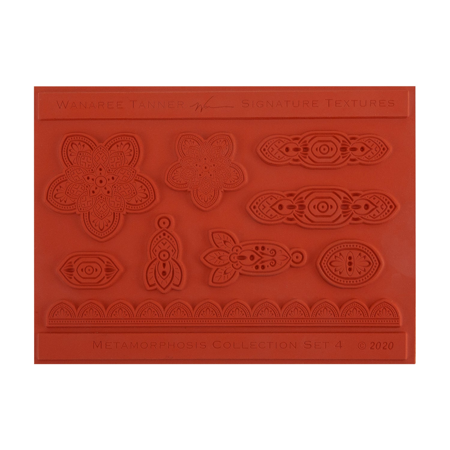 orange Wanaree Tanner Signature Texture Plate - Metamorphosis Set 4
