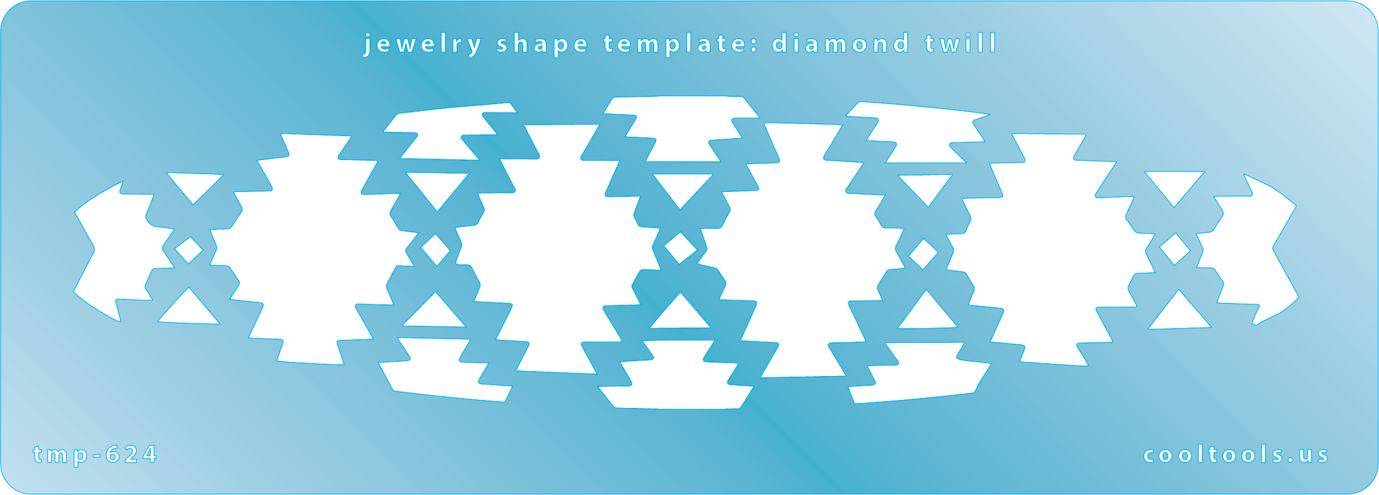 Blue plastic Jewelry Shape Template - Diamond Twill Our special surface makes it easy to find these templates on your workbench, but allows clarity for positioning.