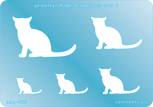 blue plastic Jewelry Shape Template - Cats 6


Includes 1 design in 5 graduated sizes. Sizes are from 22mm to 50mm.

Our special surface makes it easy to find these templates on your workbench, but allows clarity for positioning.