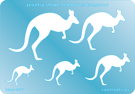 blue plastic Jewelry Shape Template - Kangaroo


Includes 1 design in 5 graduated sizes. Sizes are from 28mm to 62mm.

Our special surface makes it easy to find these templates on your workbench, but allows clarity for positioning.