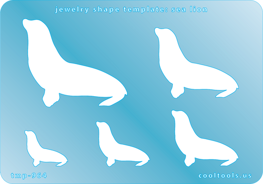 blue plastic Jewelry Shape Template - Sea Lion


Includes 1 design in 5 graduated sizes. Sizes are from 24mm to 61mm.

Our special surface makes it easy to find these templates on your workbench, but allows clarity for positioning.