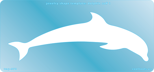 blue plastic Jewelry Shape Template - Dolphin 1 Cuff


Size is 7.5 inches wide

Our special surface makes it easy to find these templates on your workbench, but allows clarity for positioning.