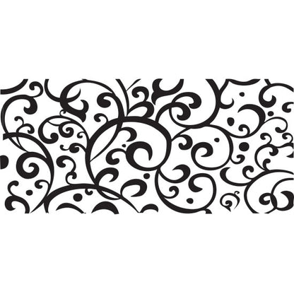 Wooden Hand Roller - Curlicue desing