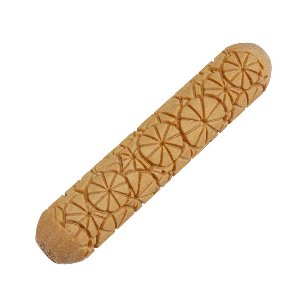 Large Wooden Hand Roller - Citrus Slices