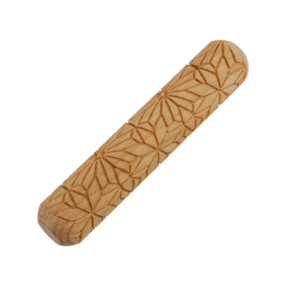 Large Wooden Hand Roller - Beautiful Symmetry