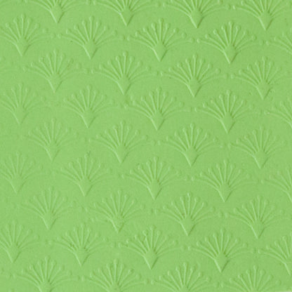 sample of Texture Smith Texture Mat - Geometrics Collection - Art Deco in green clay