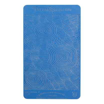 blue Texture Mat - Botanical Symphony Collection - Botanical Grotto