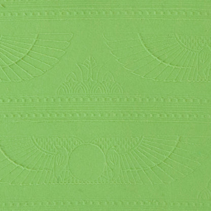sample of Texture Smith Texture Mat - Antiquities Collection - Cobra Lotus in green clay
