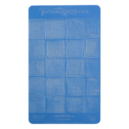 blue Texture Mat - Geometrics Collection - Copper Tiles
