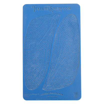 blue Texture Mat - Living Creatures Collection - Dragonfly Wings