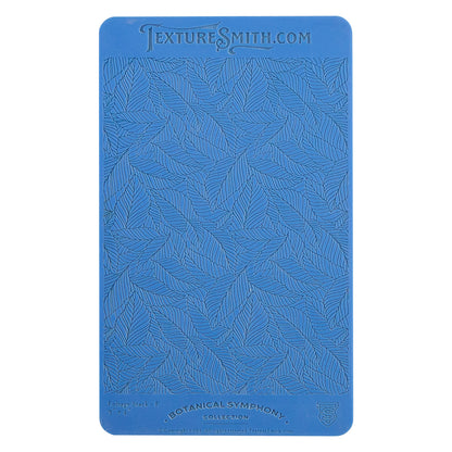 blue Texture Mat - Botanical Symphony Collection - Foliage Stack