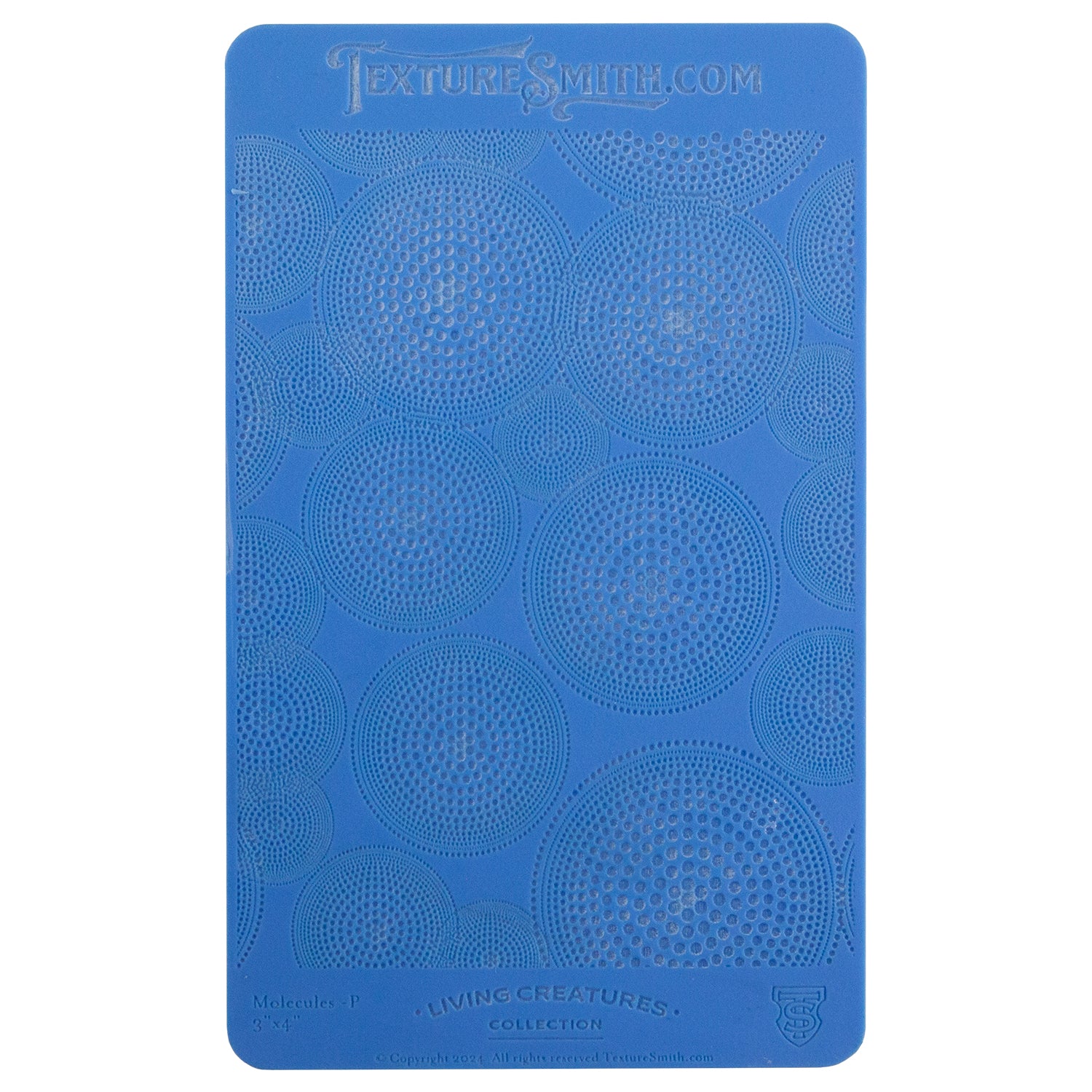blue Texture Mat - Living Creatures Collection - Molecules