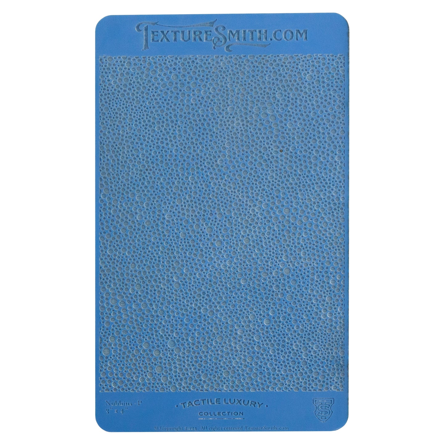 blue Texture Mat - Tactile Luxury Collection - Nubbins