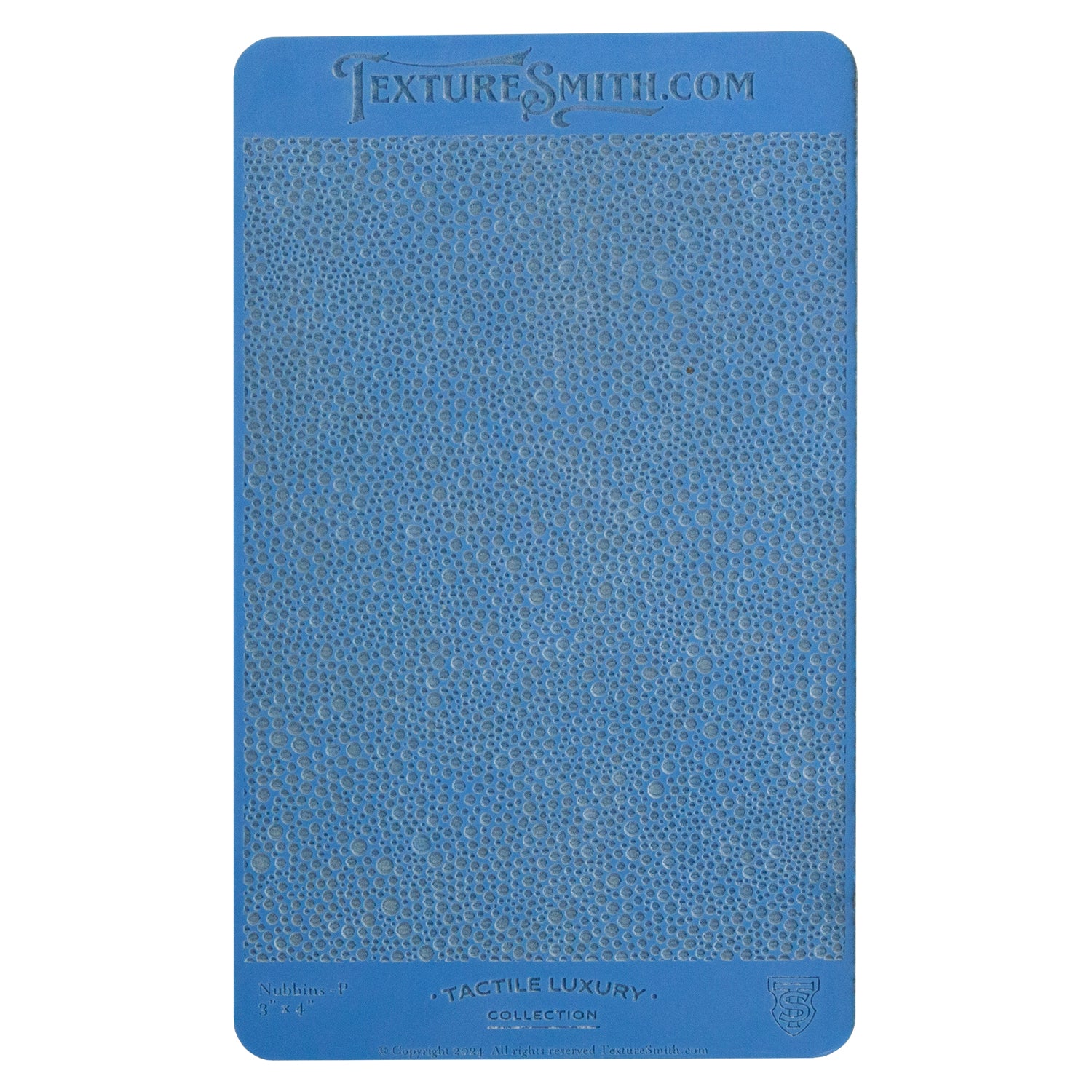 blue Texture Mat - Tactile Luxury Collection - Nubbins