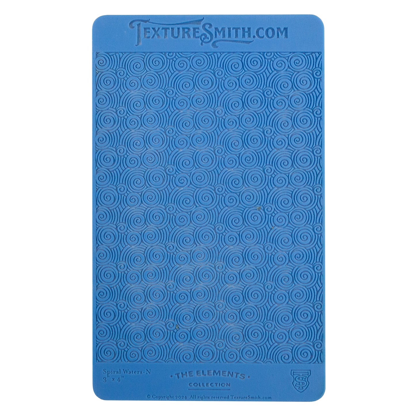 blue Texture Mat - The Elements Collection - Spiral Waters Lite
