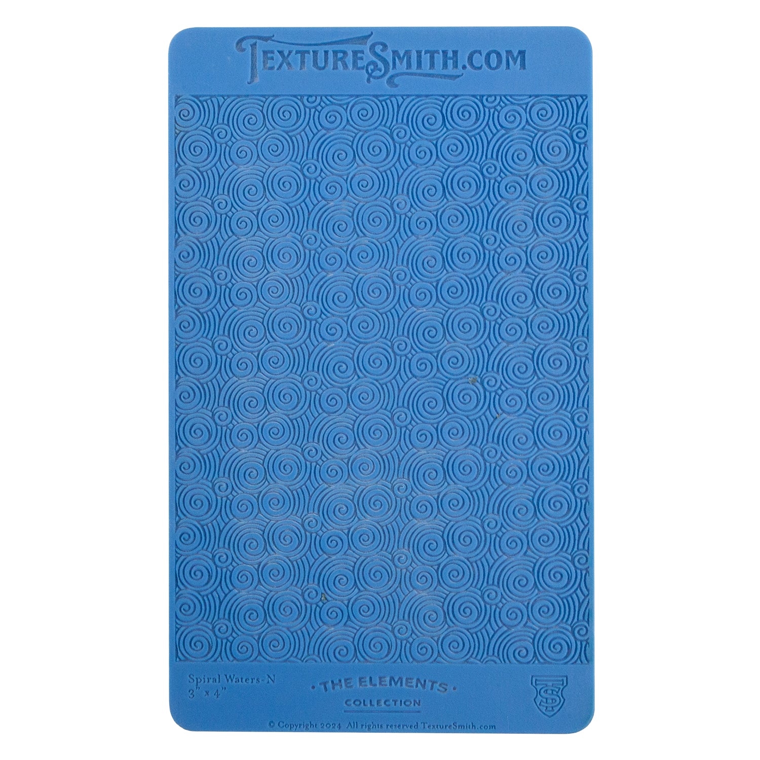 blue Texture Mat - The Elements Collection - Spiral Waters Lite