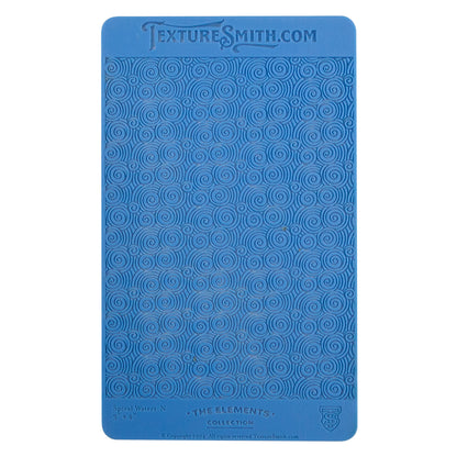 blue Texture Mat - The Elements Collection - Spiral Waters Lite