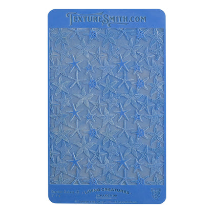 blue Texture Mat - Living Creatures Collection - Starfish Galaxy
