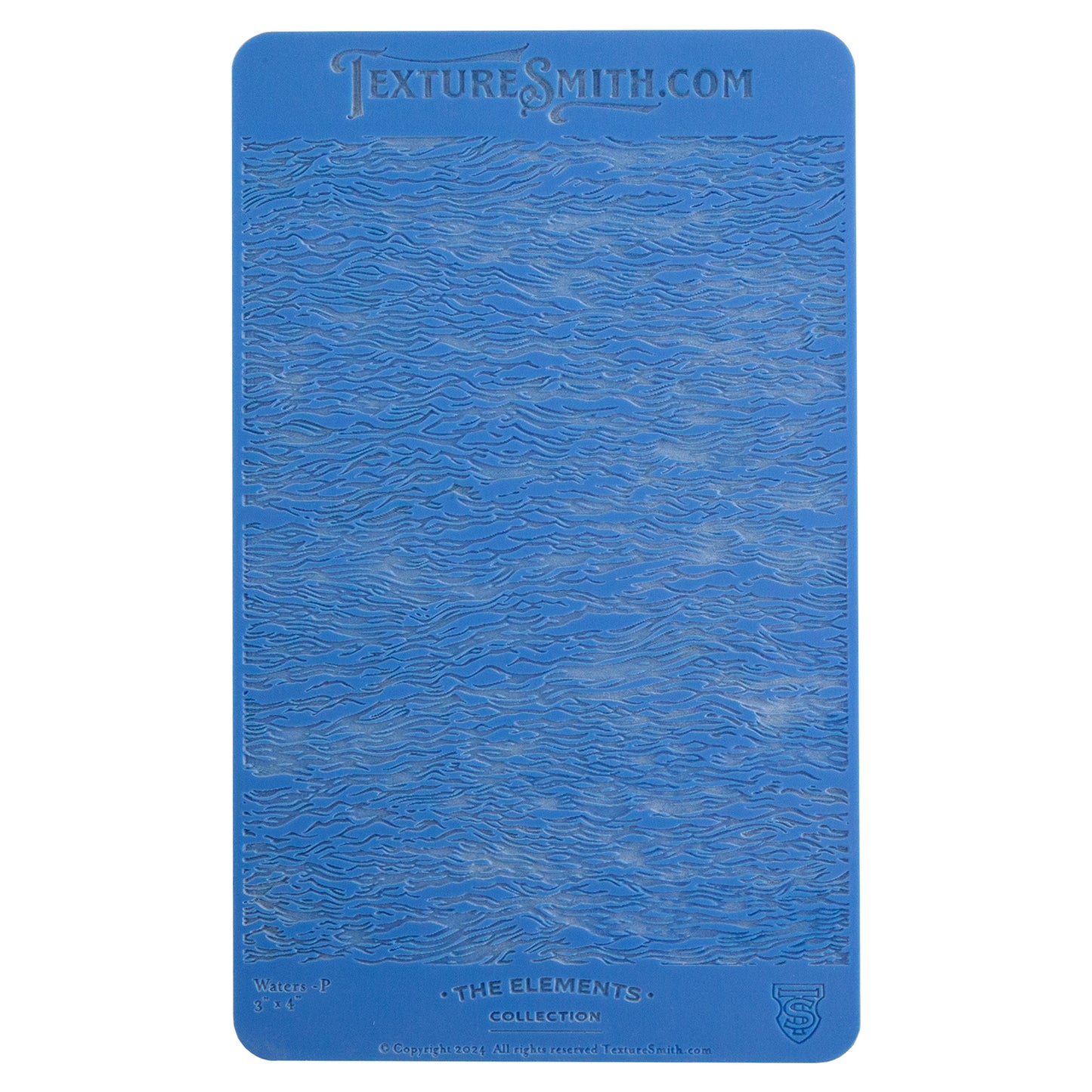 blue Texture Mat - The Elements Collection - Waters