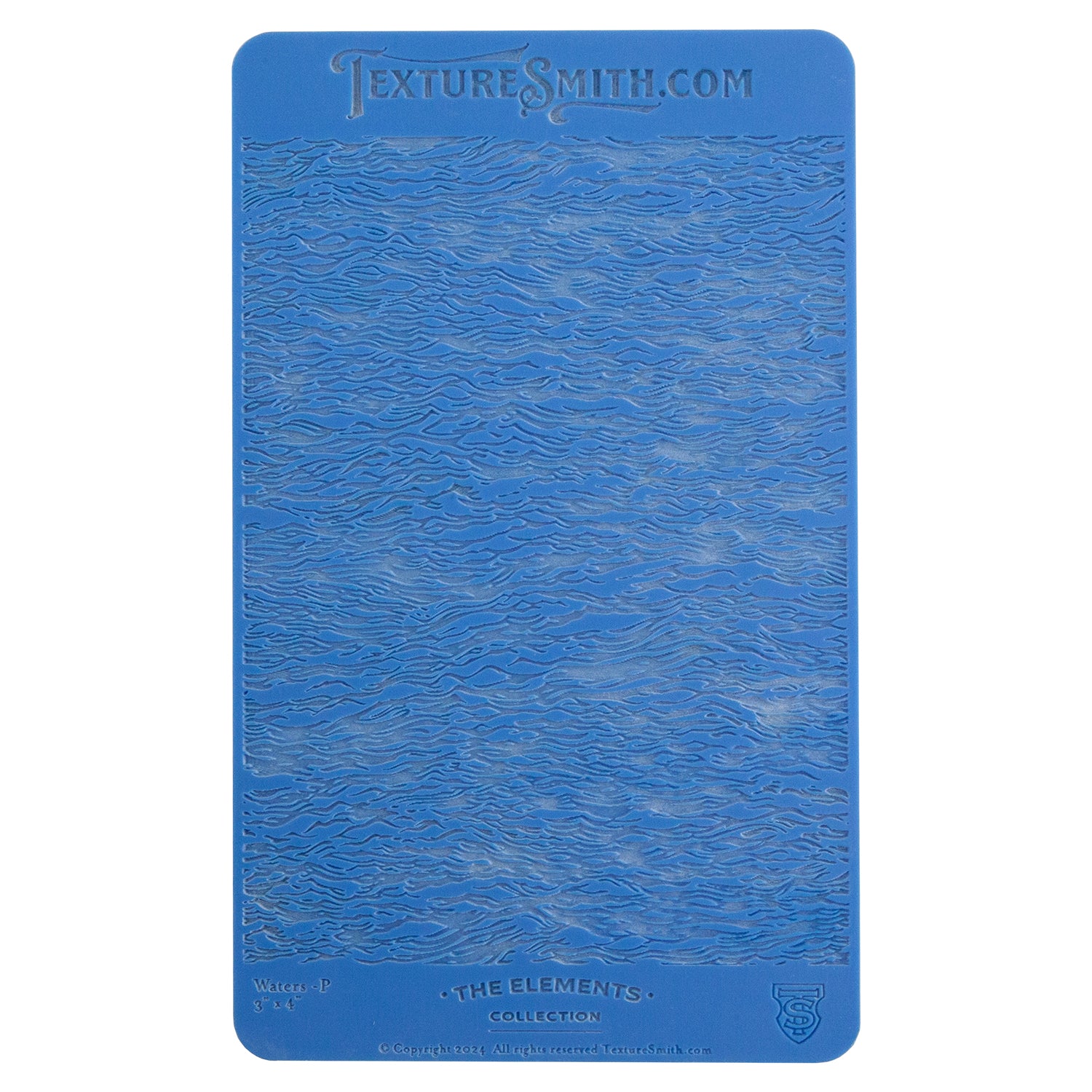 blue Texture Mat - The Elements Collection - Waters