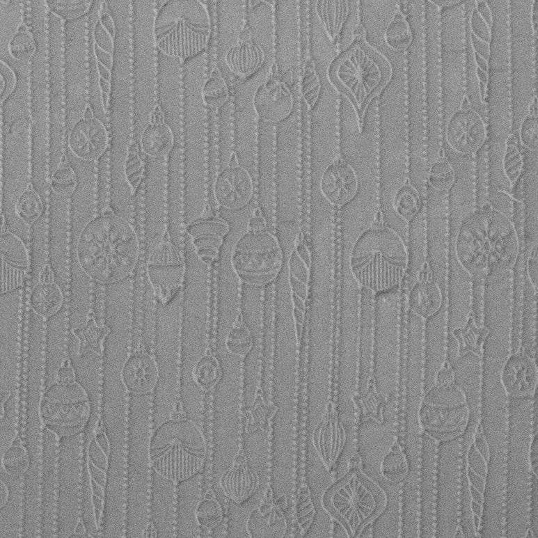 Texture Tile - 'Tis the Season Embossed sample rolled into clay