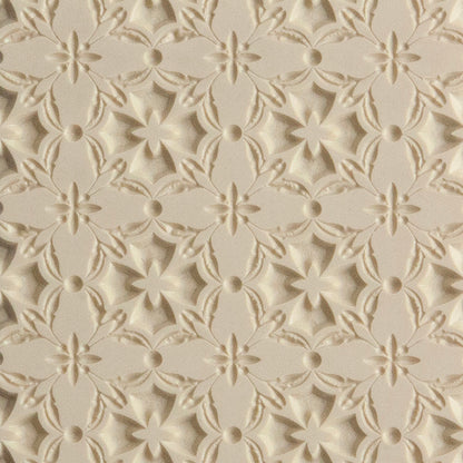 Texture Tile - Talavera. Beige Texture Tiles are flexible, washable and can be used with any soft clay. Spritz with CoolSlip or dust on Dry Powder Release for stick-free impressions when using metal clay and polymer clay.