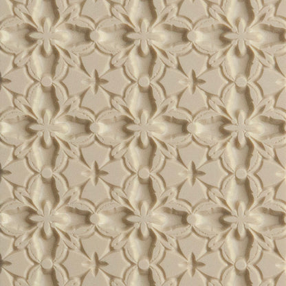 Texture Tile - Talavera Embossed Beige Texture Tiles are flexible, washable and can be used with any soft clay. Spritz with CoolSlip or dust on Dry Powder Release for stick-free impressions when using metal clay and polymer clay.