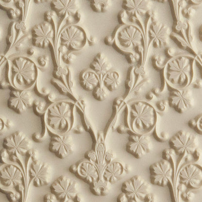 Texture Tile - Celtic Elegance. Beige Texture Tiles are flexible, washable and can be used with any soft clay. Spritz with CoolSlip or dust on Dry Powder Release for stick-free impressions when using metal clay and polymer clay.