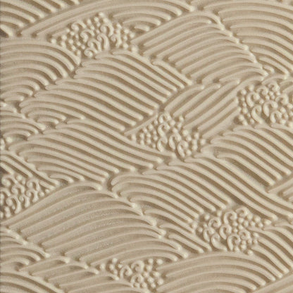 Texture Tile - High Surf. Beige Texture Tiles are flexible, washable and can be used with any soft clay. Spritz with CoolSlip or dust on Dry Powder Release for stick-free impressions when using metal clay and polymer clay.
