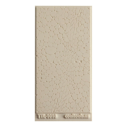 Texture Tile - Reptile Skin. Beige Texture Tiles are flexible, washable and can be used with any soft clay. Spritz with CoolSlip or dust on Dry Powder Release for stick-free impressions when using metal clay and polymer clay.