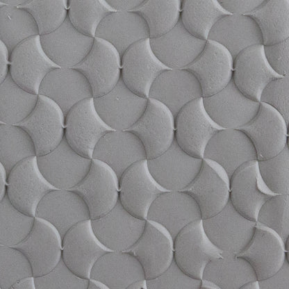 Texture Tile - In and Out sample in polymer clay