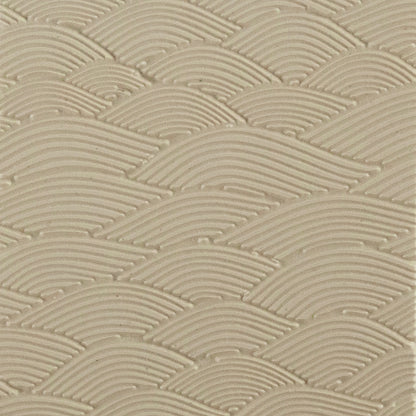 Beige Texture Tiles are flexible, washable and can be used with any soft clay. Spritz with CoolSlip or dust on Dry Powder Release for stick-free impressions when using Texture Tile - Landslide 