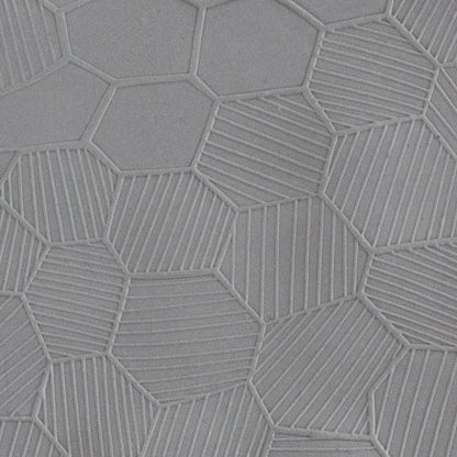 Texture Tile - Honeycomb Mosaic Embossed sample in polymer clay