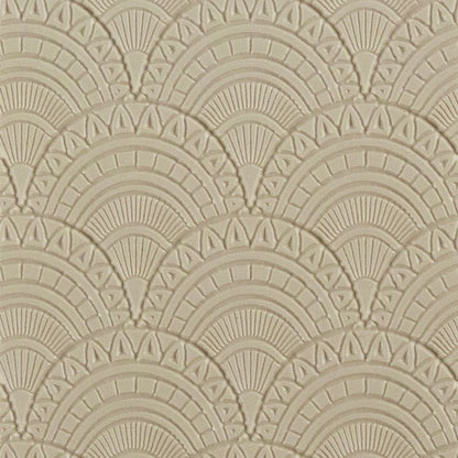 Texture Tile - Moroccan Sunrise Beige Texture Tiles are flexible, washable and can be used with any soft clay. Spritz with CoolSlip or dust on Dry Powder Release for stick-free impressions when using 