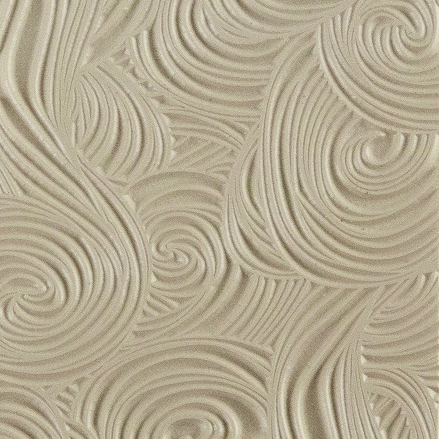 Texture Tile - Entangled Beige Texture Tiles are flexible, washable and can be used with any soft clay. Spritz with CoolSlip or dust on Dry Powder Release for stick-free impressions when using 