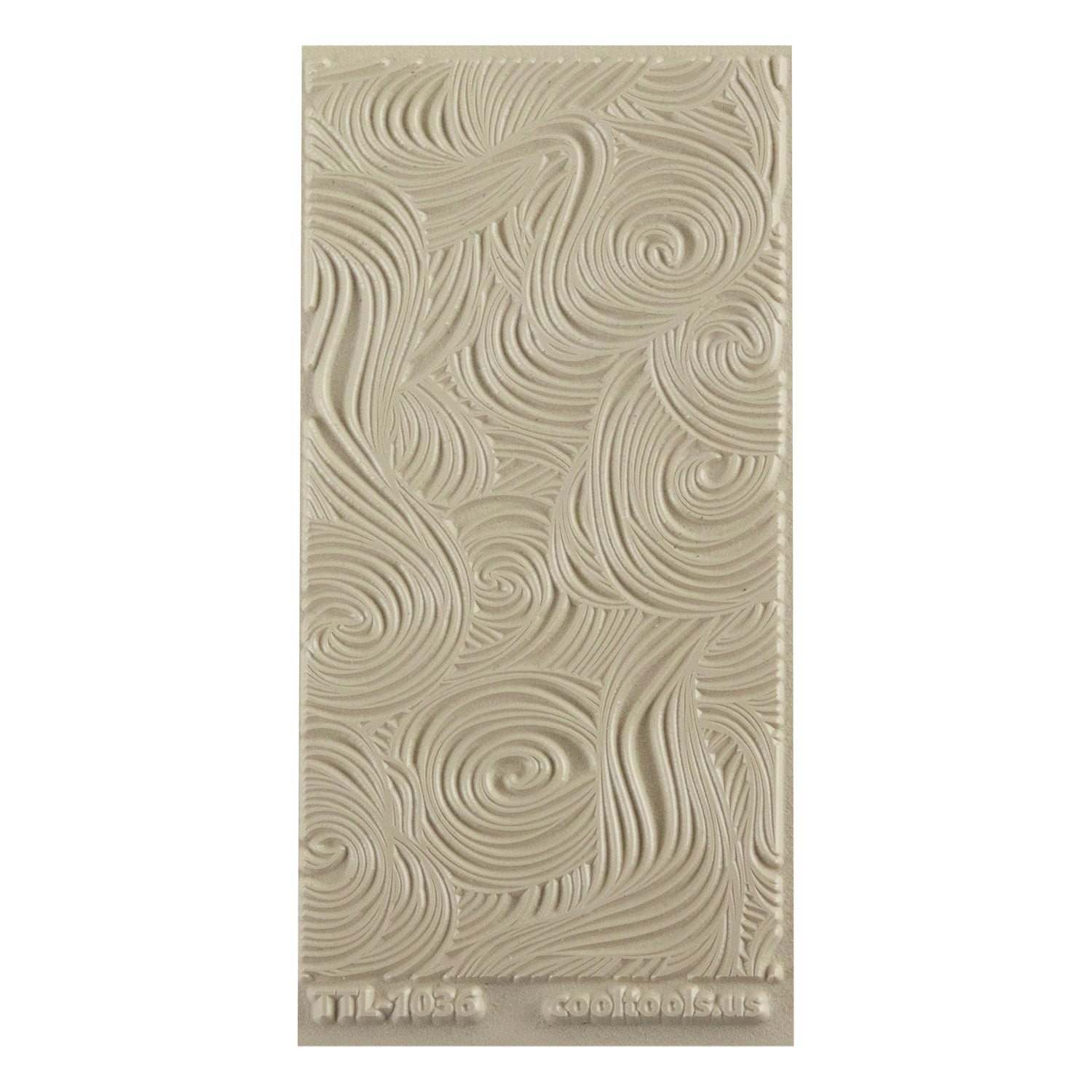 Texture Tile - Entangled Beige Texture Tiles are flexible, washable and can be used with any soft clay. Spritz with CoolSlip or dust on Dry Powder Release for stick-free impressions when using 