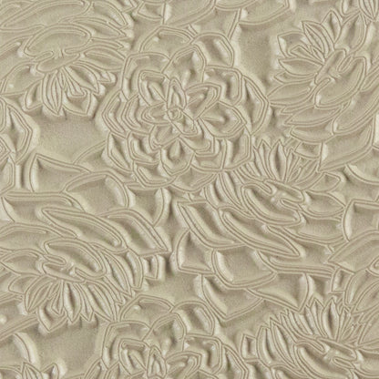 Texture Tile - Euphoria Beige Texture Tiles are flexible, washable and can be used with any soft clay. Spritz with CoolSlip or dust on Dry Powder Release for stick-free impressions when using 