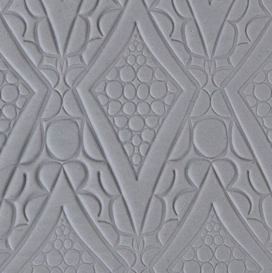 Texture Tile - Bijou Parterre sample in gray clay