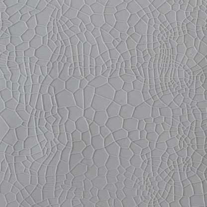 Texture Tile - Crackle Fineline sample rolled in clay