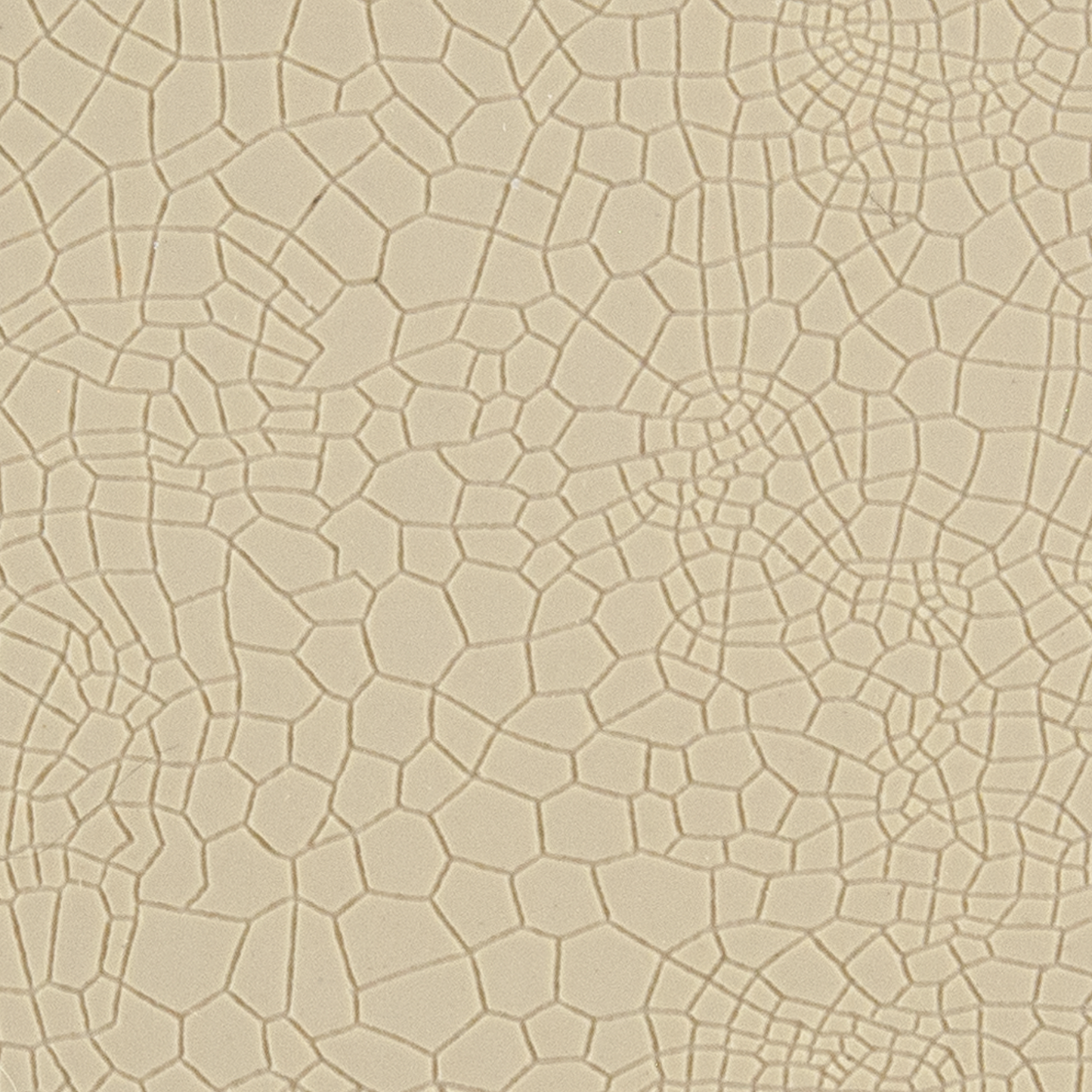 Texture Tile - Crackle Fineline

First picture shown is the texture in clay.

Texture Tiles are flexible, washable and can be used with any soft clay. Spritz with CoolSlip or dust on Dry Powder Release for stick-free impressions when using metal clay and polymer clay.