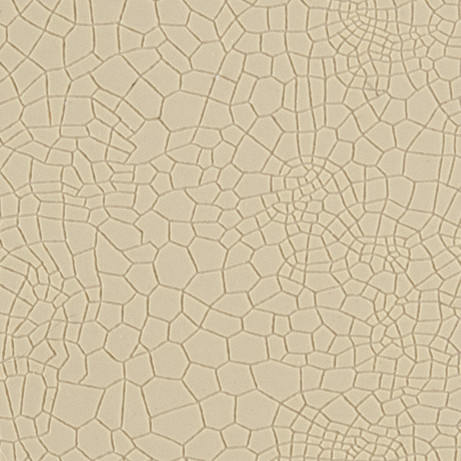Texture Tile - Crackle Fineline

First picture shown is the texture in clay.

Texture Tiles are flexible, washable and can be used with any soft clay. Spritz with CoolSlip or dust on Dry Powder Release for stick-free impressions when using metal clay and polymer clay.