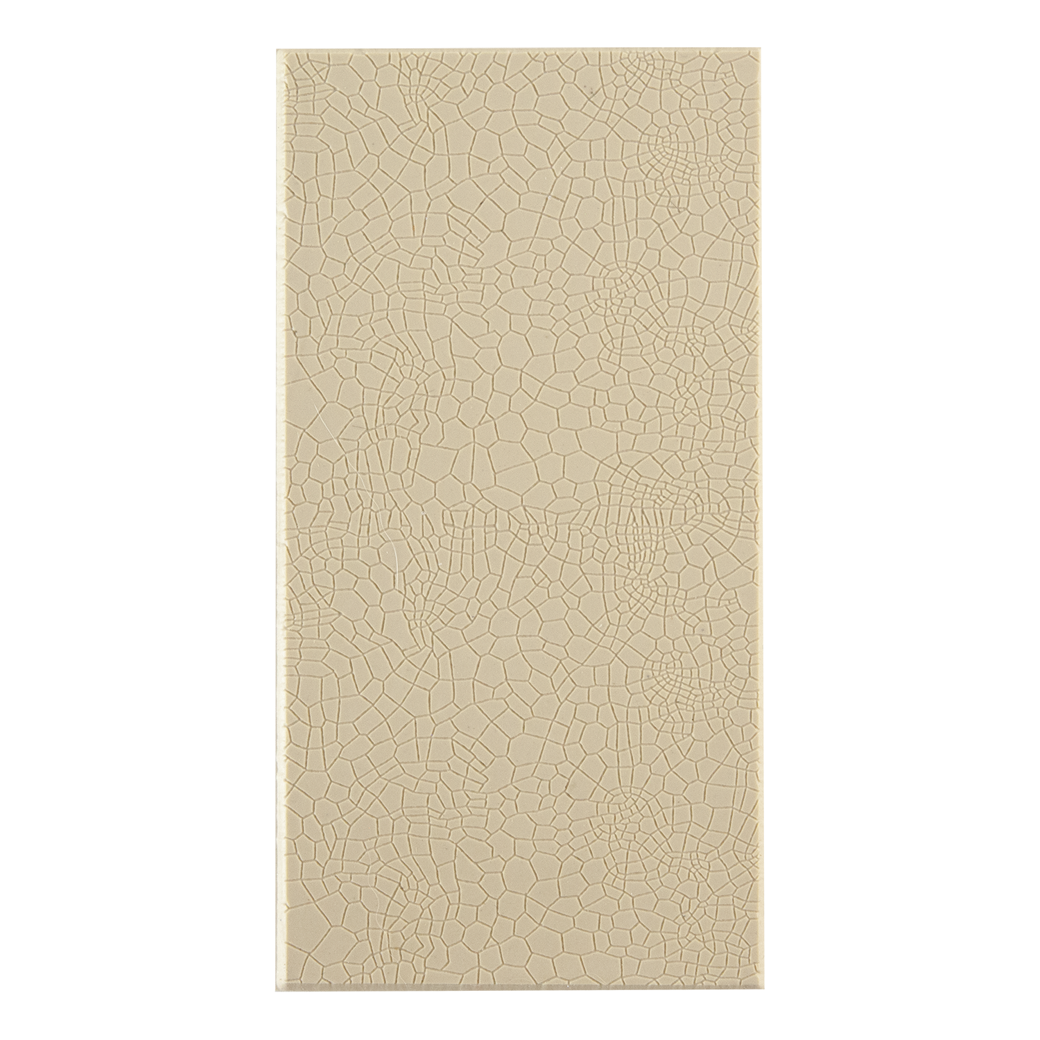 Texture Tile - Crackle Fineline

First picture shown is the texture in clay.

Texture Tiles are flexible, washable and can be used with any soft clay. Spritz with CoolSlip or dust on Dry Powder Release for stick-free impressions when using metal clay and polymer clay.