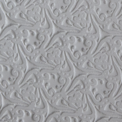 Texture Tile - Spun Triangles sample rolled into clay