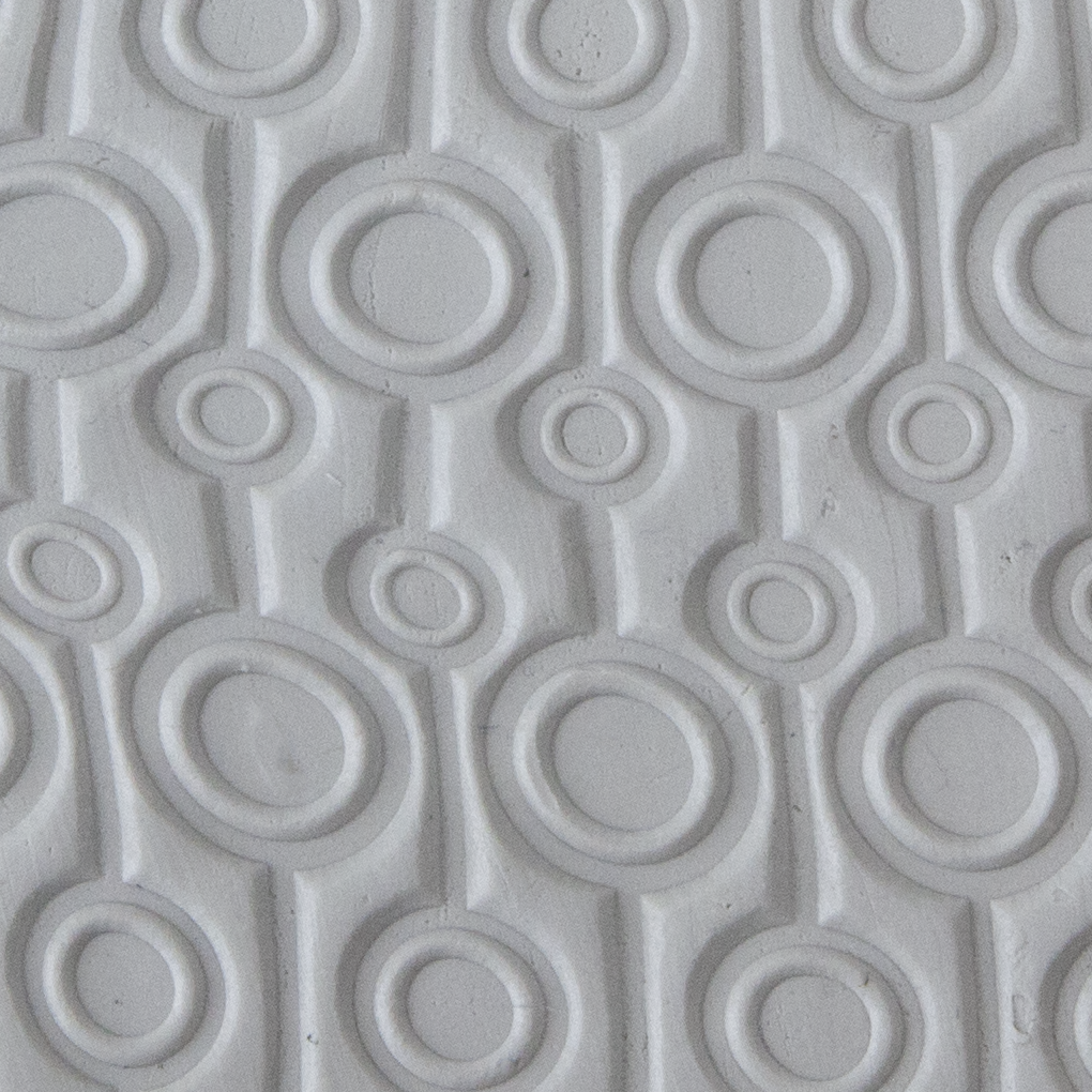 Texture Tile - Central Park sample rolled into clay