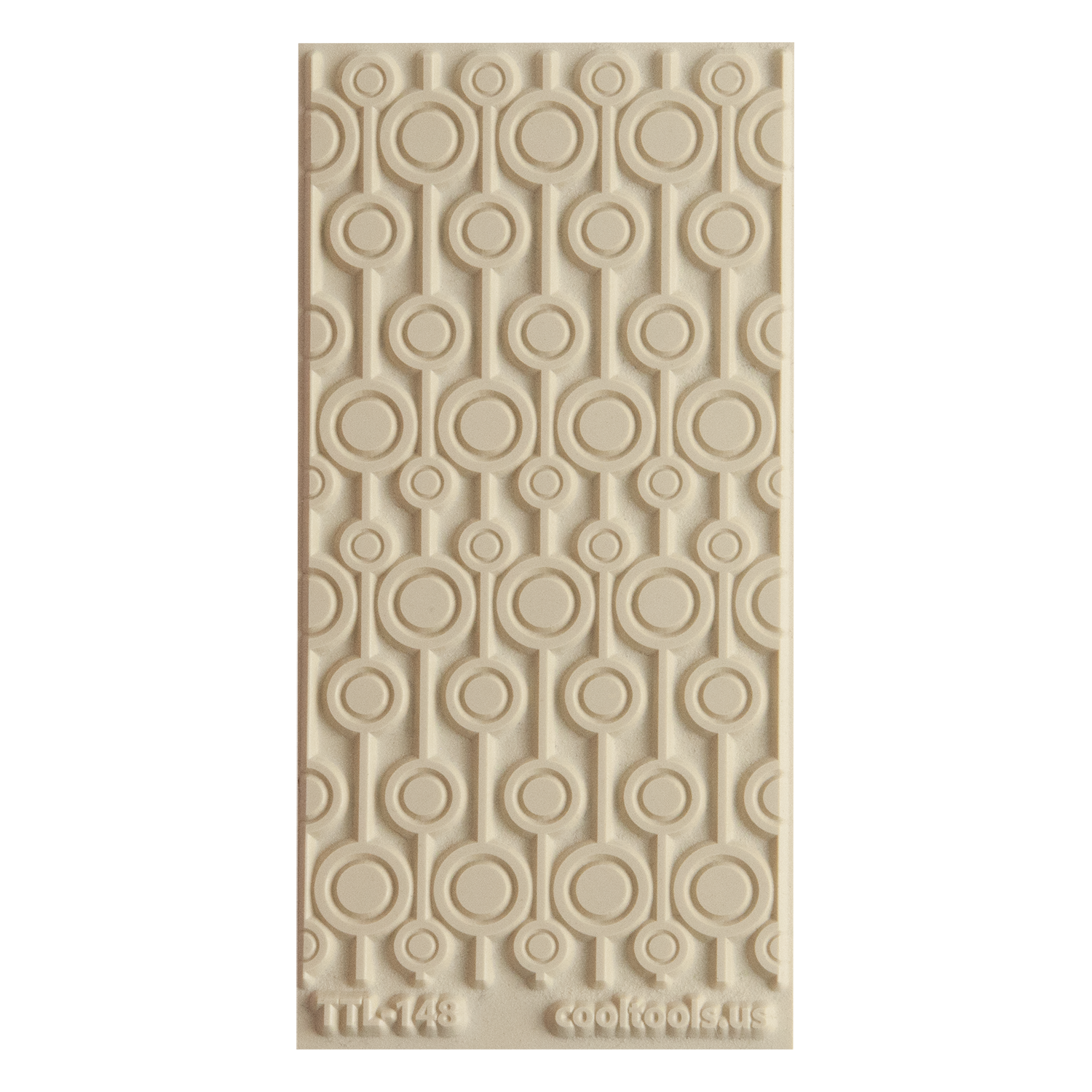 Texture Tile - Central Park. Beige Texture Tiles are flexible, washable and can be used with any soft clay. Spritz with CoolSlip or dust on Dry Powder Release for stick-free impressions when using metal clay and polymer clay.