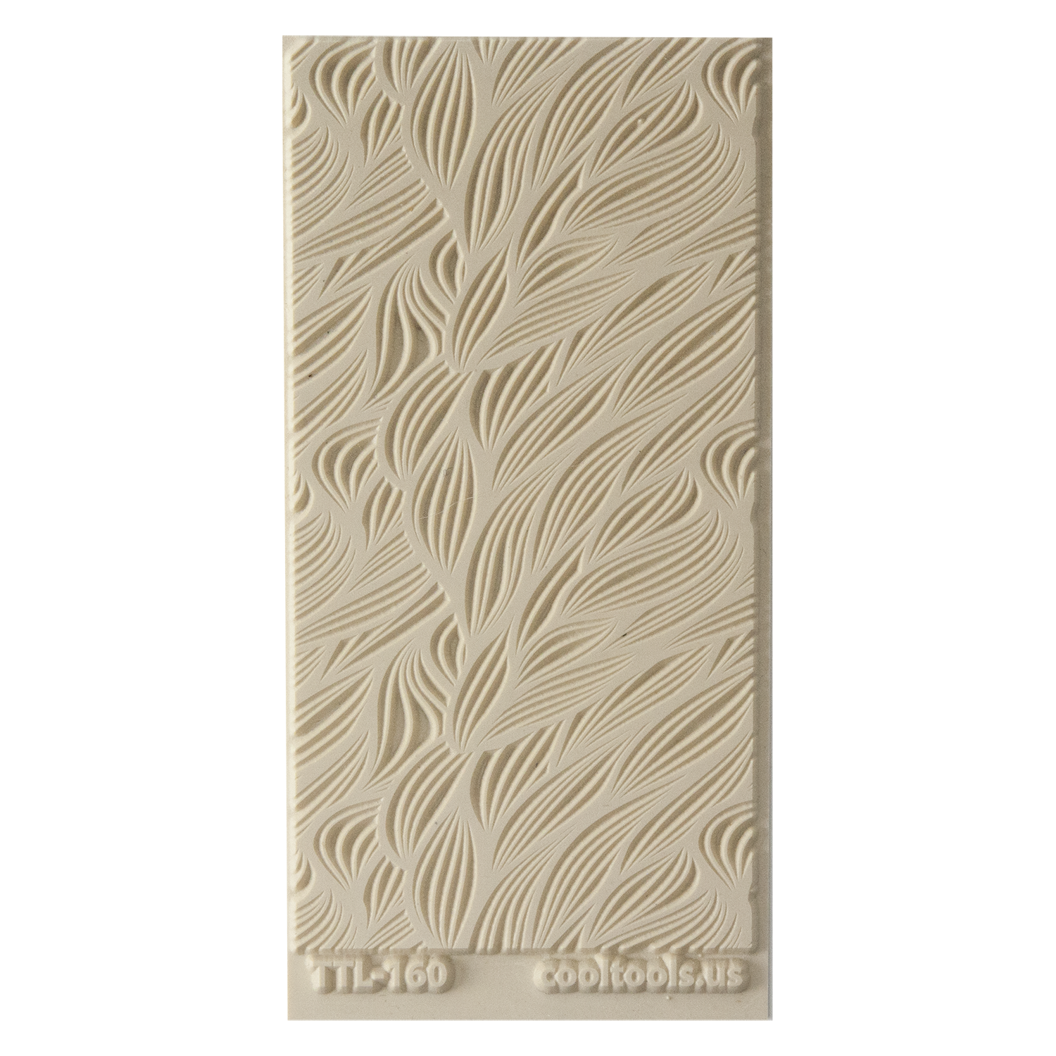 Texture Tile - Seaweed Symphony. Beige Texture Tiles are flexible, washable and can be used with any soft clay. Spritz with CoolSlip or dust on Dry Powder Release for stick-free impressions when using metal clay and polymer clay.
