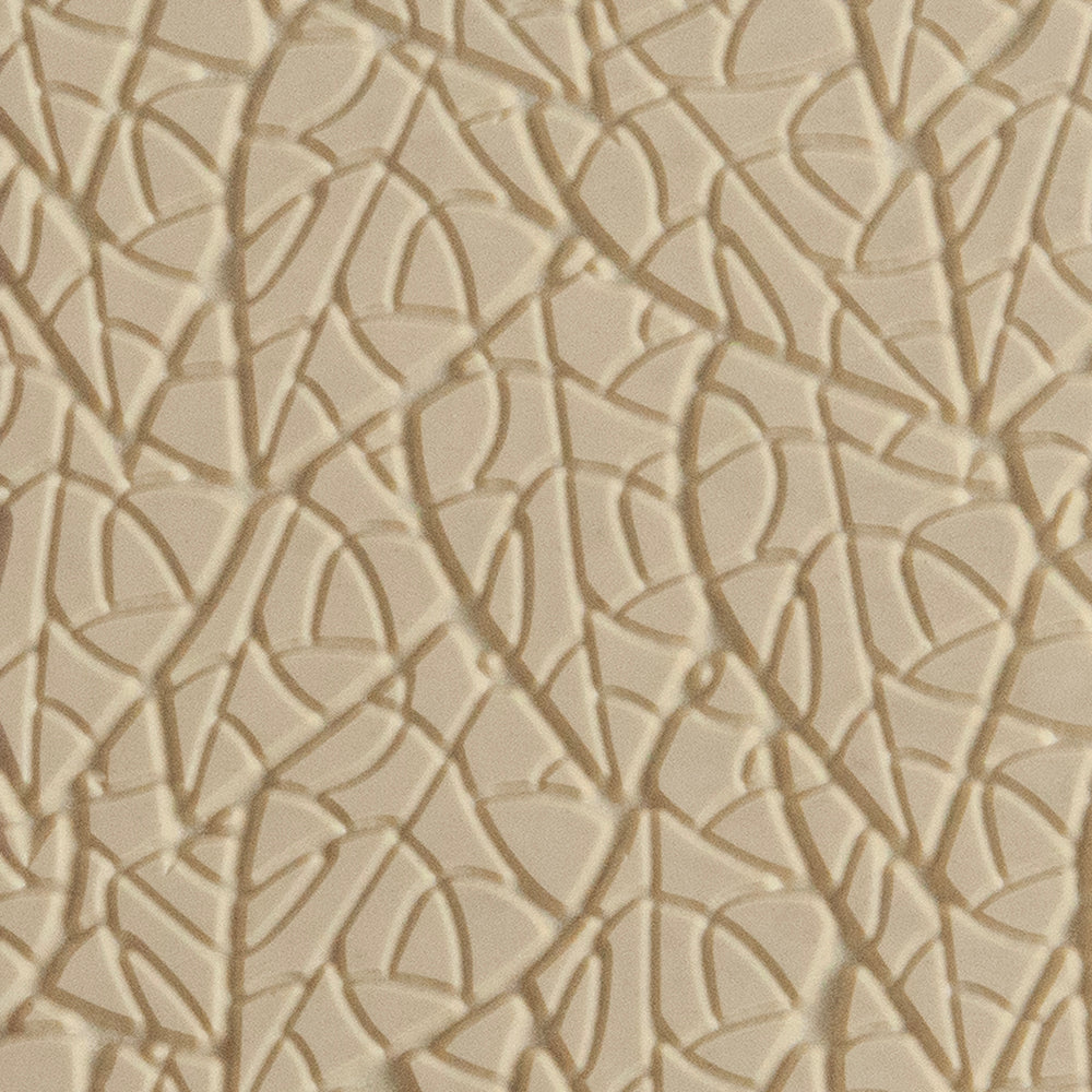 Texture Tile - Autumn Window Embossed. Beige Texture Tiles are flexible, washable and can be used with any soft clay. Spritz with CoolSlip or dust on Dry Powder Release for stick-free impressions when using metal clay and polymer clay.